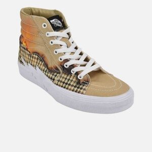 #36S New Vans SK8 Hi Bolt Tacos Taupe Sneakers