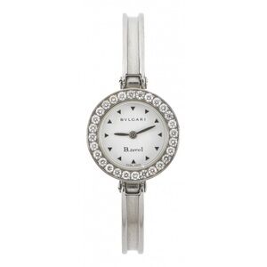 Bvlgari B.Zerol1 BZ22S Bezel 22MM Quartz Diamond Stainless Steel Women’s Watch