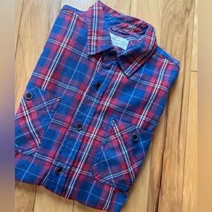 Weatherproof Vintage Men’s Long-Sleeve Plaid Button Down Shirt