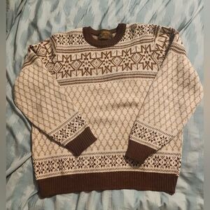 Vintage Tundra Original Canada 100% Virgin Wool Men's Large Sweater