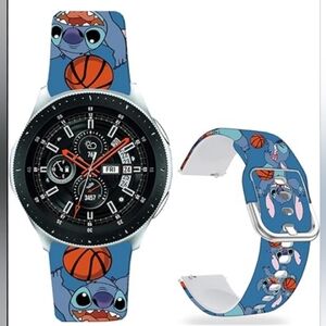 Stitch Blue Basketball 23mm Bands