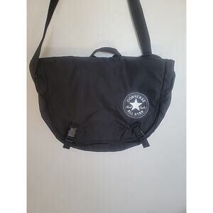 Converse Go To Messenger Bag Black Laptop Work Bike