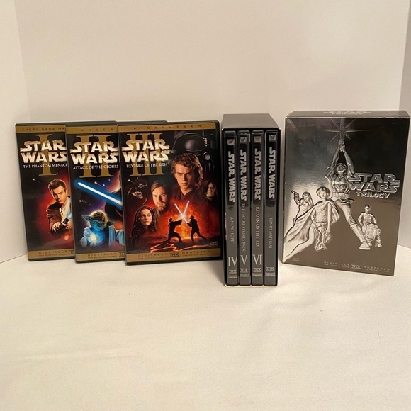 Star Wars Episodes 1-6 Individual DVDs & Trilogy Box Set With Bonus Materials - Picture 1 of 16