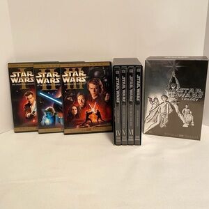 Star Wars Episodes 1-6 Individual DVDs & Trilogy Box Set With Bonus Materials