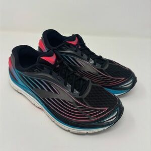 Brooks Transcend 4 Women’s 11 Black, Blue, Pink Athletic Sneakers Running Shoes