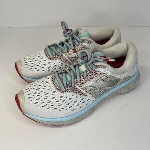 Brooks Glycerin 16 White and Cyan Shoes Women's Size 9 Running Training Sneakers