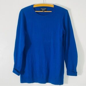 Banana Republic Women’s Blue Italian Merino Wool & Cashmere Blend Sweater Size M