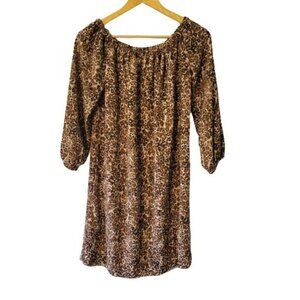 Aritzia Wilfred Animal Leopard Print Dress Size Small