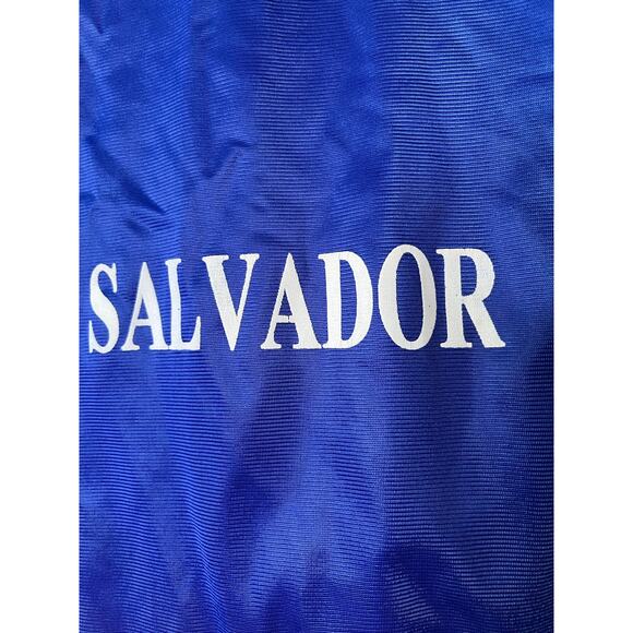 Umbro El Salvador Football Soccer Jacket Small Full Zip Windbreaker Blue Sport - Picture 12 of 16