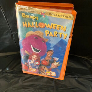 Barney’s Halloween Party VHS 1998 Classic Collection. Case is cracked