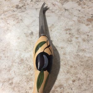 Ceramic and Stainless Steel Cheese Knife