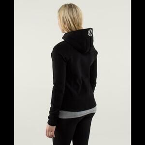 Lululemon Black Full Zip Scuba Hoodie 10