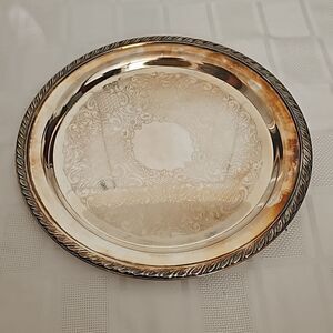 Star E.P Steel Silver Platter 13"-13"