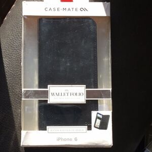 Case Mate iPhone 6 Leather Wallet Folio (J)