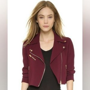 CLUB MONACO Flowy Moto Jacket