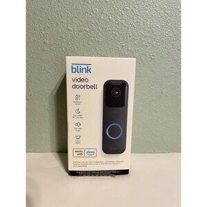 Blink Video Doorbell, Two-way Audio, Wireless/Wired Motion, HD Video, Alexa NEW