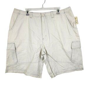 725 Originals 100% Cotton Cargo Shorts Flat Front Beige Men's Size 38