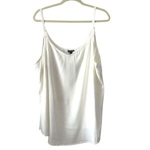 Torrid Women’s White Adjustable Strap Cami Top | 3X