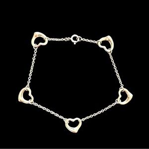 Tiffany & Co Elsa Peretti Open Heart Bracelet