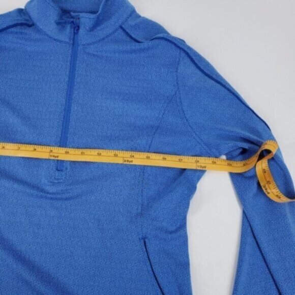 Levelwear Half Zip Pullover Blue Men's Size  Medium Golf Tennis Outdoor - Picture 9 of 11