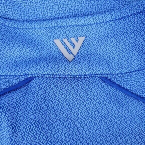 Levelwear Half Zip Pullover Blue Men's Size  Medium Golf Tennis Outdoor - Picture 8 of 11