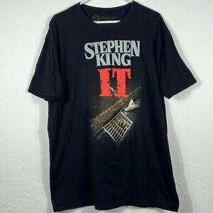 👻💀🎃 STEPHEN KING IT Movie Promo Scary Horror Halloween Tee Sz XL - PERFECT!