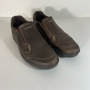 Ecco Men’s Brown Slip On Leather Loafer Size EU 44 US 10/10.5