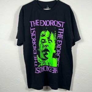 💀👻 “NEW” THE EXORCIST Horror Movie Promo Halloween Tee Sz XL - Never Washed