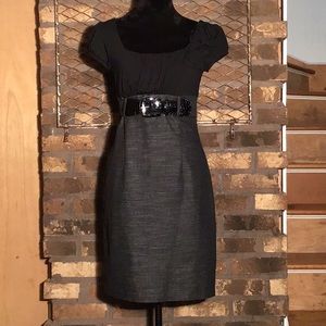 Byline Byer California dress black built in belt 7