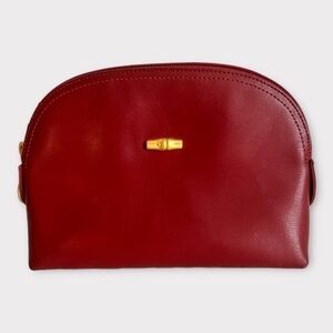 Leather Longchamp Makeup case