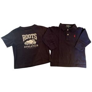 Polo Ralph Lauren Long Sleeve & Roots T-Shirt Navy