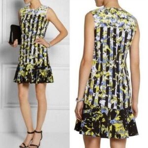 Peter Pilotto X Target floral and stripe sleeveless shift dress S