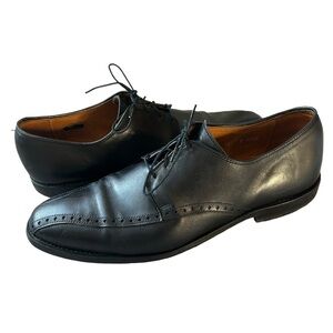 Allen Edmonds Wendell black leather dress shoes size 11B Brogue oxfords business