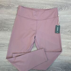 NWT Tentree womans in motion high rise leggings Sz XL twilight mauve w/ pocket