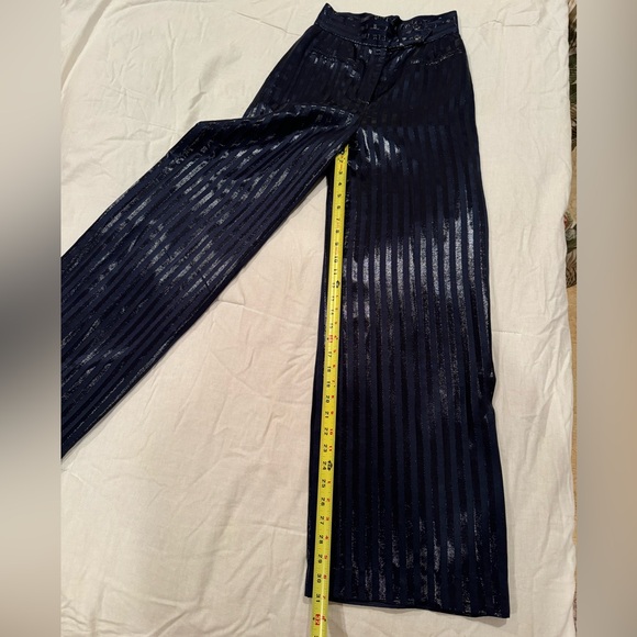 Mark Jacobs navie blue straight pants size 6 - Picture 3 of 11