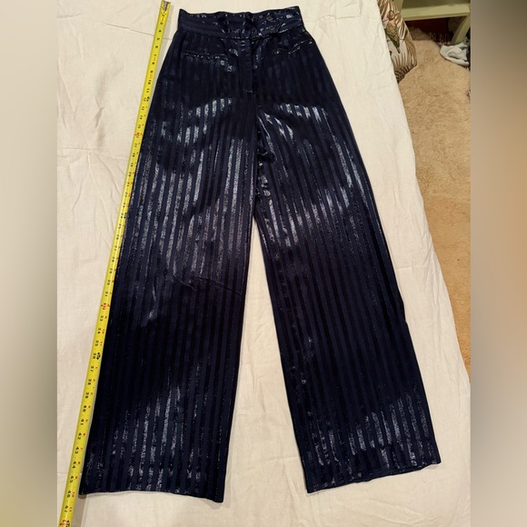 Mark Jacobs navie blue straight pants size 6 - Picture 2 of 11