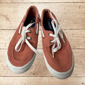 Sperry Topsider Sneakers 7.5 Nantucket Red Deck Shoe