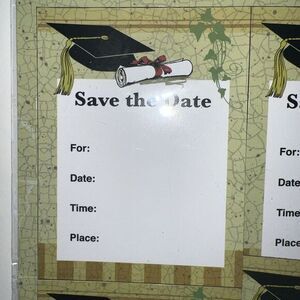 Graduation Save the Date‎ Magnet Write In 18 Magnets New