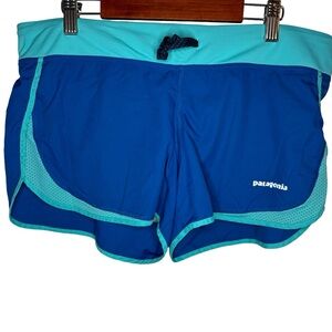 Patagonia Strider Blue Running Shorts - Size Medium