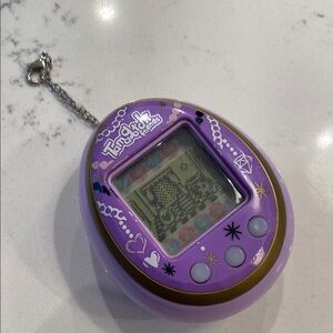 Tamagotchi Friends Purple Jewelry Digital Pet Bandai 2014  Tested Works