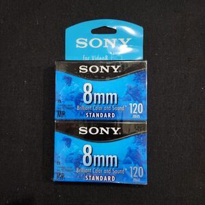 Sony 8mm Standard Video 8 NTSC 120 Min MP Camcorder Tape 2 Pack New Sealed