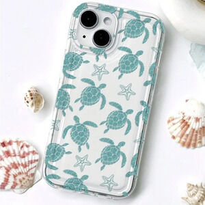 ⚠️Clearance iPhone 15/Pro/Pro Max Blue Sea Turtle Phone Case