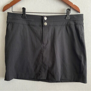 NWT Prana Celesta Skort Black Lightweight  Skirt Shorts Sz 10