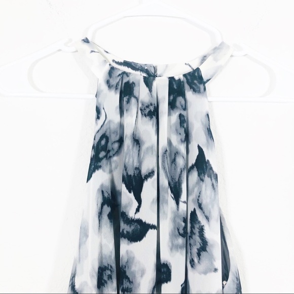 ASTR black and white watercolor floral flower dress - Picture 4 of 8