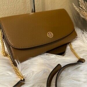 New Tory Burch ROBINSON CHAIN WALLET crossbody bag