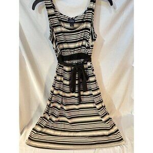 Motherhood‎ Oh Baby Maternity Black & White Tank Dress Striped Size Medium