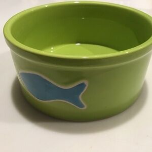 PETRAGEOUS CAT FEEDING/WATER CERAMIC BOWL