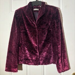 Beautiful Kate Hill Crushed Velvet Jacket, Size 10