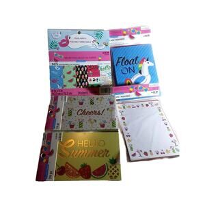 Recollections Party Pool-riffic Theme Bundle Cards Paper Pad Postcards Summer