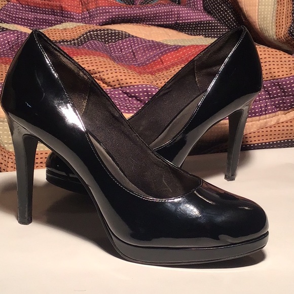 FIONI shiny platform stiletto high heels 9.5 - Picture 1 of 10